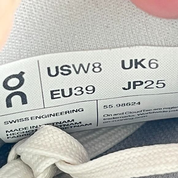 On Cloudgo Light Gray Green Lightweight Running Shoes 55.98624 Women's Size 8 - Picture 11 of 12